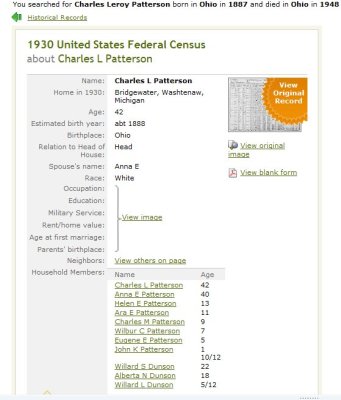 1930 Census Michigan Charles Family.jpg
