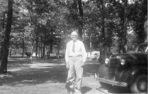 1945+ Fred & Marian Travel11 at Prudenville State Park, MI.jpg