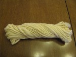 Undyed spun yarn thumbnail.